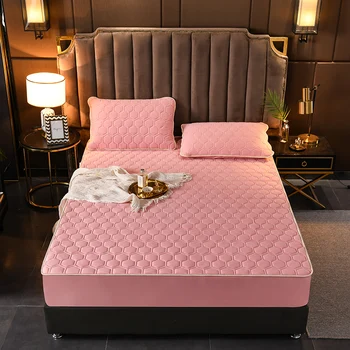 100% Pile Velvet Bed Hat Winter Bed Hat Thickened Milk Velvet Pure Color Noble Simple Thickened Mattress Cover Easy To Clean
100% Pile Velvet Bed Hat Winter Bed Hat Thickened Milk Velvet Pure Color Noble Simple Thickened Mattress Cover Easy To Clean