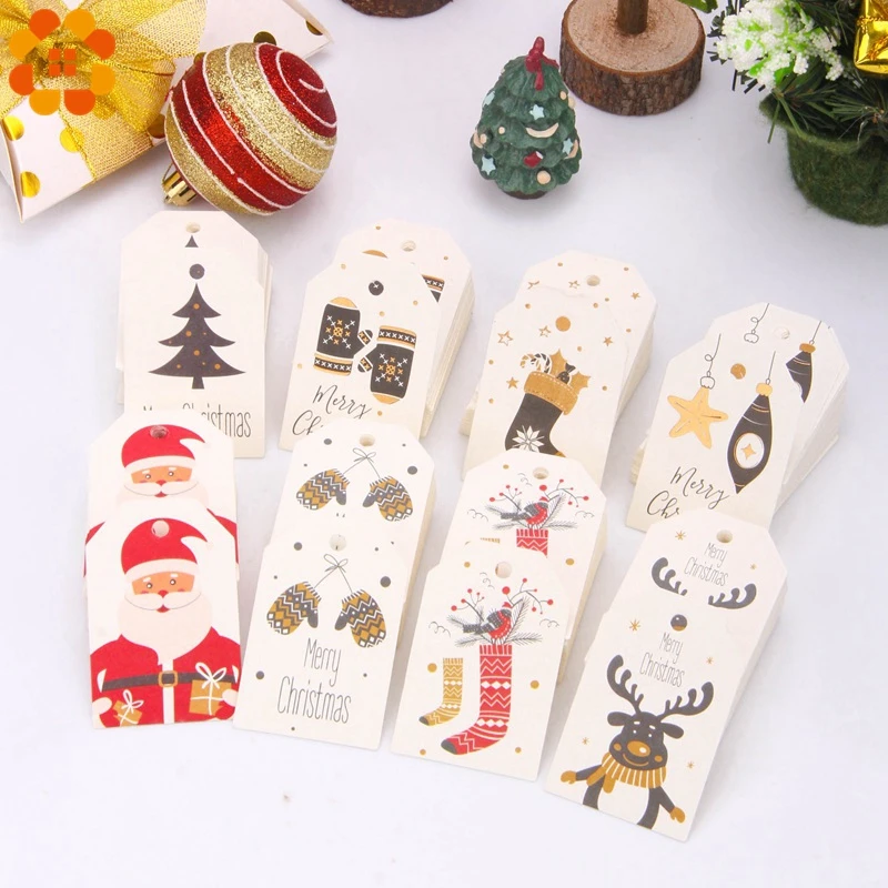 50PCS Christmas Paper Hang Tags DIY Kraft Santa Claus Paper Cards Merry Christmas Series Party Labels Gift Wrapping Supplies
50PCS Christmas Paper Hang Tags DIY Kraft Santa Claus Paper Cards Merry Christmas Series Party Labels Gift Wrapping Supplies