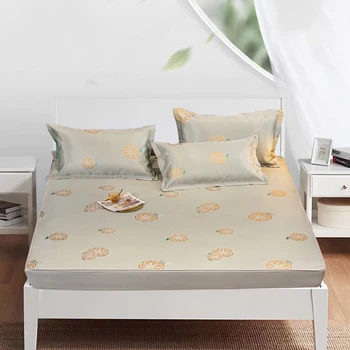 Peter Khanun Summer Bedding Set Ice Silk Bed Sheet Pillowcase 3pcs Summer King Queen Size Bed Linen Folding Mat 071
Peter Khanun Summer Bedding Set Ice Silk Bed Sheet Pillowcase 3pcs Summer King Queen Size Bed Linen Folding Mat 071