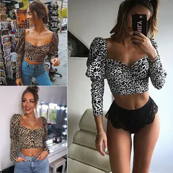 Gothic Vadim Brand New Women Sexy Off-shoulder Leopard Blouse Casual Long Sleeve Ladies Silim Fitness Leopard Blouse Shirt
Gothic Vadim Brand New Women Sexy Off-shoulder Leopard Blouse Casual Long Sleeve Ladies Silim Fitness Leopard Blouse Shirt