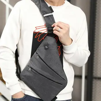 Men Oxford Fabric Wallet Anti Theft Outdoor Traveling Adjustable Strap Crossbody Pouch Phone Fashion Chest Bag Multifunctional
Men Oxford Fabric Wallet Anti Theft Outdoor Traveling Adjustable Strap Crossbody Pouch Phone Fashion Chest Bag Multifunctional