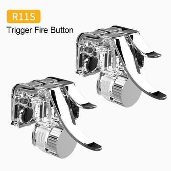 R11s Metal Phone Gamepad Trigger Fire Button Aim Key Smart phone Mobile Games L1R1 Shooter Controller for PUBG for iPhone Xiaomi
R11s Metal Phone Gamepad Trigger Fire Button Aim Key Smart phone Mobile Games L1R1 Shooter Controller for PUBG for iPhone Xiaomi