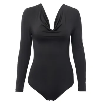 Trendy Sexy Women free shipping clothes Long Sleeve V-neck solid Jumpsuit Stretch Leotard Polyester Bodysuit one pieces
Trendy Sexy Women free shipping clothes Long Sleeve V-neck solid Jumpsuit Stretch Leotard Polyester Bodysuit one pieces