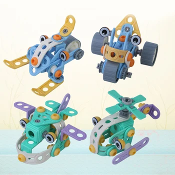 Assembling Engineering DIY Blocks Construction Toy Kit for Boys Girls Airplane Motorcycle Play Set for Kids Education toys
Assembling Engineering DIY Blocks Construction Toy Kit for Boys Girls Airplane Motorcycle Play Set for Kids Education toys