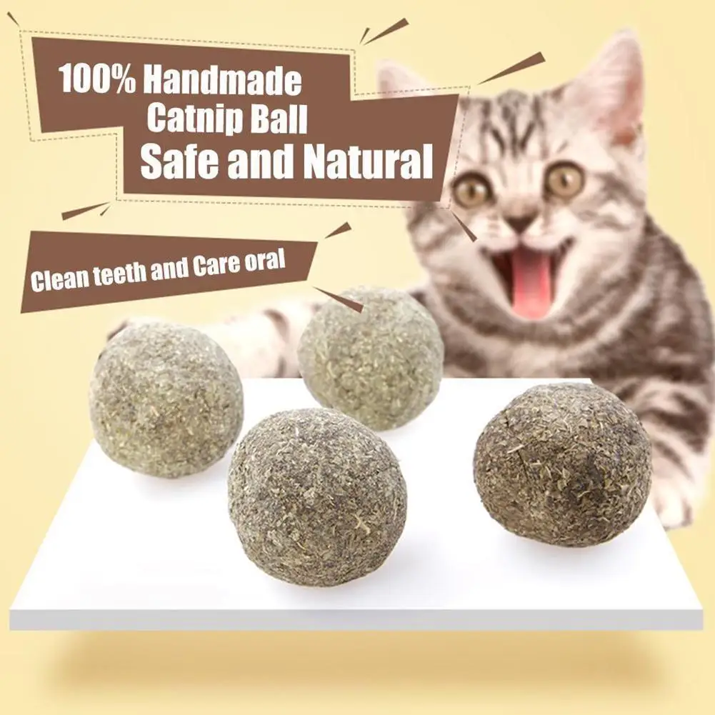 Cat Snack Catnip Ball Lick Solid Nutrition Ball Help With Toy Wall Mount Cat Digestion E1O8
Cat Snack Catnip Ball Lick Solid Nutrition Ball Help With Toy Wall Mount Cat Digestion E1O8