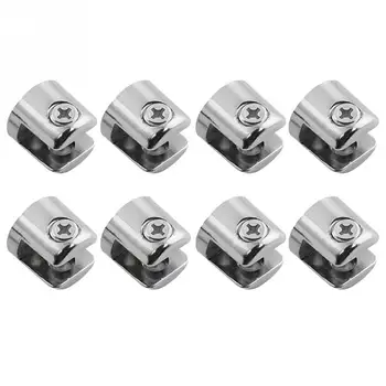 8pcs Hardware Corner Window Adjustable Shelf Fixed Balcony Zinc Alloy Bathroom Glass Clamp Anti Corrosion Mini Cylindrical Shape
8pcs Hardware Corner Window Adjustable Shelf Fixed Balcony Zinc Alloy Bathroom Glass Clamp Anti Corrosion Mini Cylindrical Shape