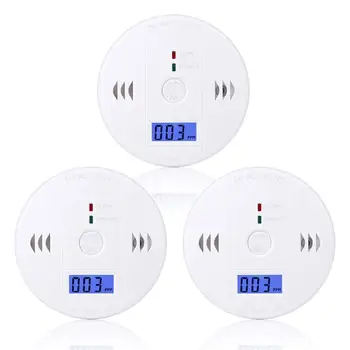 3pcs Carbon Monoxide Detector Independent CO Gas Sensor LCD Display 85dB Warning Alarm
3pcs Carbon Monoxide Detector Independent CO Gas Sensor LCD Display 85dB Warning Alarm