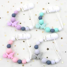 New baby pacifier chain clip Teether toy anti-drop chain Silicone dinosaur pacifier chain baby products
New baby pacifier chain clip Teether toy anti-drop chain Silicone dinosaur pacifier chain baby products