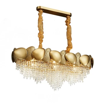 Modern chandelier gold crystal lighting luxury for dining room decoration lamp New gold crystal chandelier Home lighting
Modern chandelier gold crystal lighting luxury for dining room decoration lamp New gold crystal chandelier Home lighting