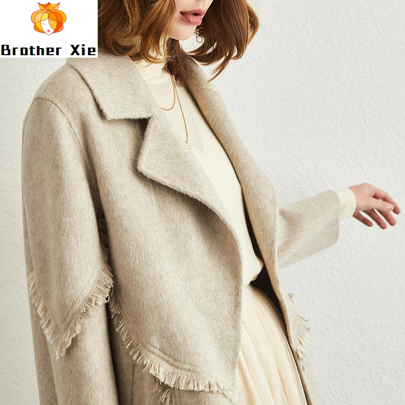 Double coat of new fund of 2020 autumn winters is female in long high-end fashion Hepburn wind zero cashmere cloth coat
Double coat of new fund of 2020 autumn winters is female in long high-end fashion Hepburn wind zero cashmere cloth coat