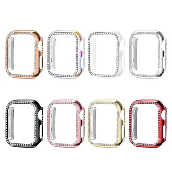 Delicate Design Practical Protective Cover with Rhinestone Plated Watch Bumper Easy Install Use for Apple Watch 5 4 3 40mm
Delicate Design Practical Protective Cover with Rhinestone Plated Watch Bumper Easy Install Use for Apple Watch 5 4 3 40mm