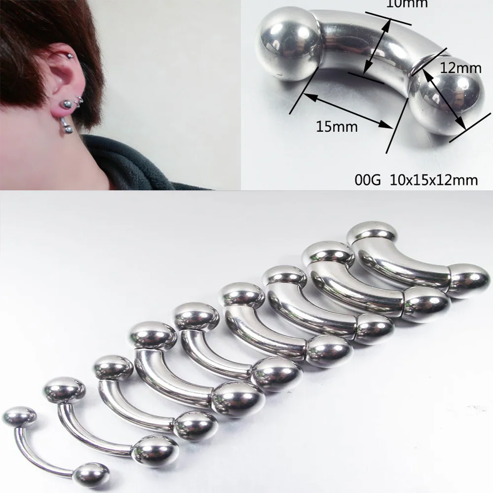 pa piercing1 Piece Big Size Stainless Steel Straight Barbell Rings Curved Banana Tragus Ear Piercing PA Nipple Bar Body Jewelry
pa piercing1 Piece Big Size Stainless Steel Straight Barbell Rings Curved Banana Tragus Ear Piercing PA Nipple Bar Body Jewelry