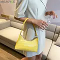 Модная Изысканная сумка для покупок, повседневная женская сумка-тоут в стиле ретро, сумки на плечо, женская кожаная однотонная сумка с цепочкой