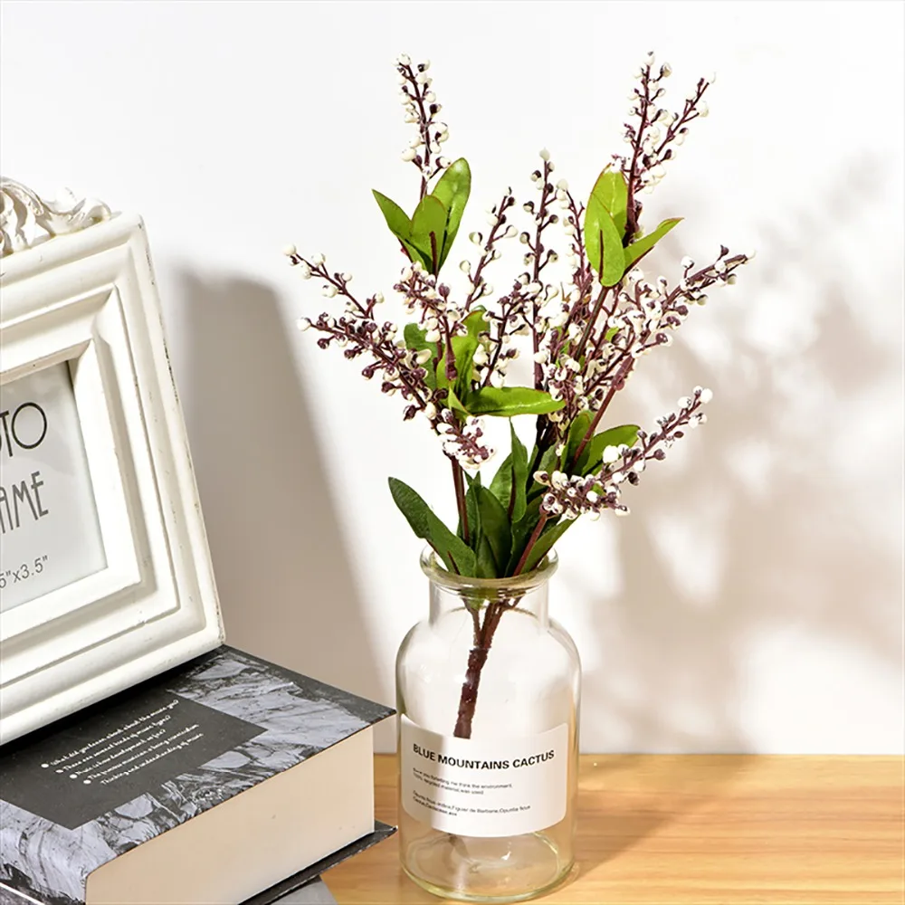 1 bouquet artificial flower bridal bouquet decoration hand fake silk Lily of the valley flower branch wedding home decoration
1 bouquet artificial flower bridal bouquet decoration hand fake silk Lily of the valley flower branch wedding home decoration