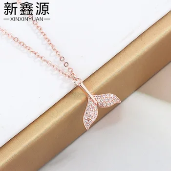 S925 Fine Silver Full of Crystals Dolphin Fishtail Necklace Singapore chomel Non-mainstream Brand Network Red Mermaid Choker
S925 Fine Silver Full of Crystals Dolphin Fishtail Necklace Singapore chomel Non-mainstream Brand Network Red Mermaid Choker