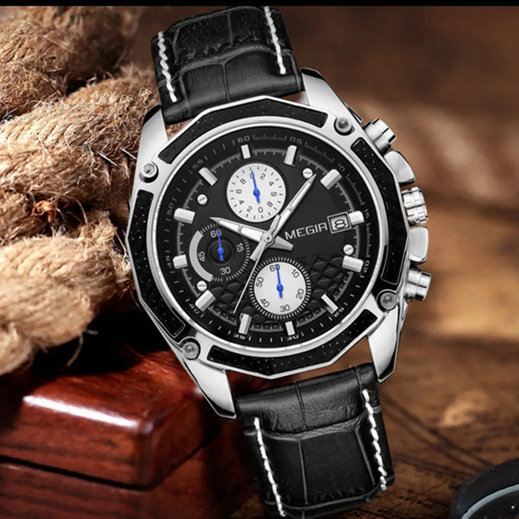 Sports Watch Business Style Men Watch Multifunctional Chronograph Dial Stylish & Practical Leather Strap Watch Alloy Case
Sports Watch Business Style Men Watch Multifunctional Chronograph Dial Stylish & Practical Leather Strap Watch Alloy Case