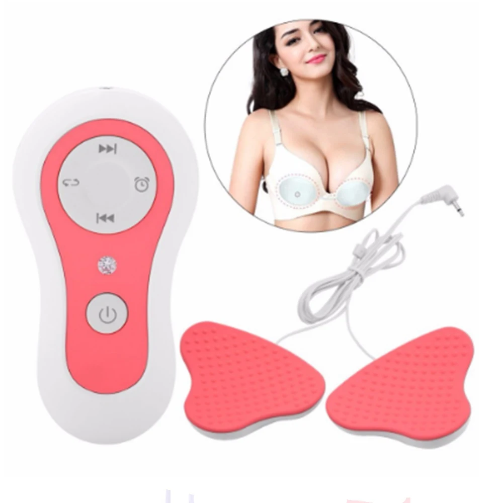 foying Electric Breast Enlargement Massager Women Chest Augmentation Lifting Vibrating Massage Tool Enhancer Nipple Mass | Красота и