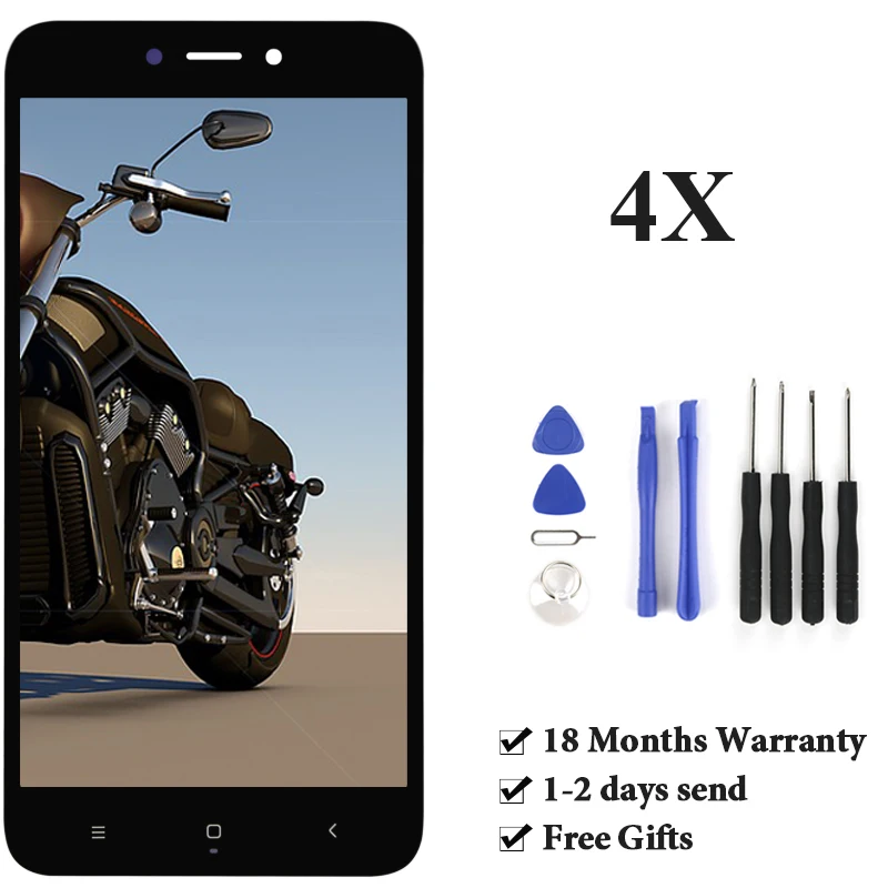 alibaba For Redmi 4X lcd display OEM no dead pixel for mobile phone lcd screen replacement assembly black white gold
alibaba For Redmi 4X lcd display OEM no dead pixel for mobile phone lcd screen replacement assembly black white gold