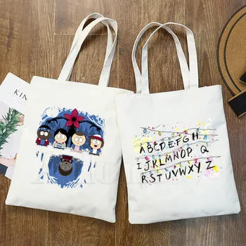 Stranger Things Eleven Upside Down Print Shopping Bag Women Canvas Tote Bags Printing Eco Bag Cartoon Shopper Shoulder Bags
Stranger Things Eleven Upside Down Print Shopping Bag Women Canvas Tote Bags Printing Eco Bag Cartoon Shopper Shoulder Bags