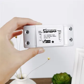 1PCS Sonoff Wifi Basic Smart Home Wireless Remote Control Light Automation Modules Controller Smart Timing DIY Work with Alexa
1PCS Sonoff Wifi Basic Smart Home Wireless Remote Control Light Automation Modules Controller Smart Timing DIY Work with Alexa