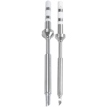 New 2 Pcs for Mini TS100 Digital Soldering Iron Replacement Tip Lead Free Electric Soldering Iron, 1 Pcs (TS-C4) & 1 Pcs (TS-KU)
New 2 Pcs for Mini TS100 Digital Soldering Iron Replacement Tip Lead Free Electric Soldering Iron, 1 Pcs (TS-C4) & 1 Pcs (TS-KU)