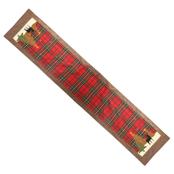 180cm Christmas Plaid Cotton Placemat Japanese Fashion Style Fabric Table Mats Napkins Simple Design Tableware Kitchen Tool
180cm Christmas Plaid Cotton Placemat Japanese Fashion Style Fabric Table Mats Napkins Simple Design Tableware Kitchen Tool