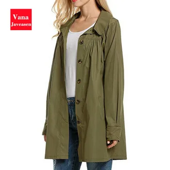 Women Water Proof Coat Hooded Overcoat Outdoor Long Sleeve Outwear Casual Wide-waisted Turn-down Collar Single Breasted Coats
Women Water Proof Coat Hooded Overcoat Outdoor Long Sleeve Outwear Casual Wide-waisted Turn-down Collar Single Breasted Coats