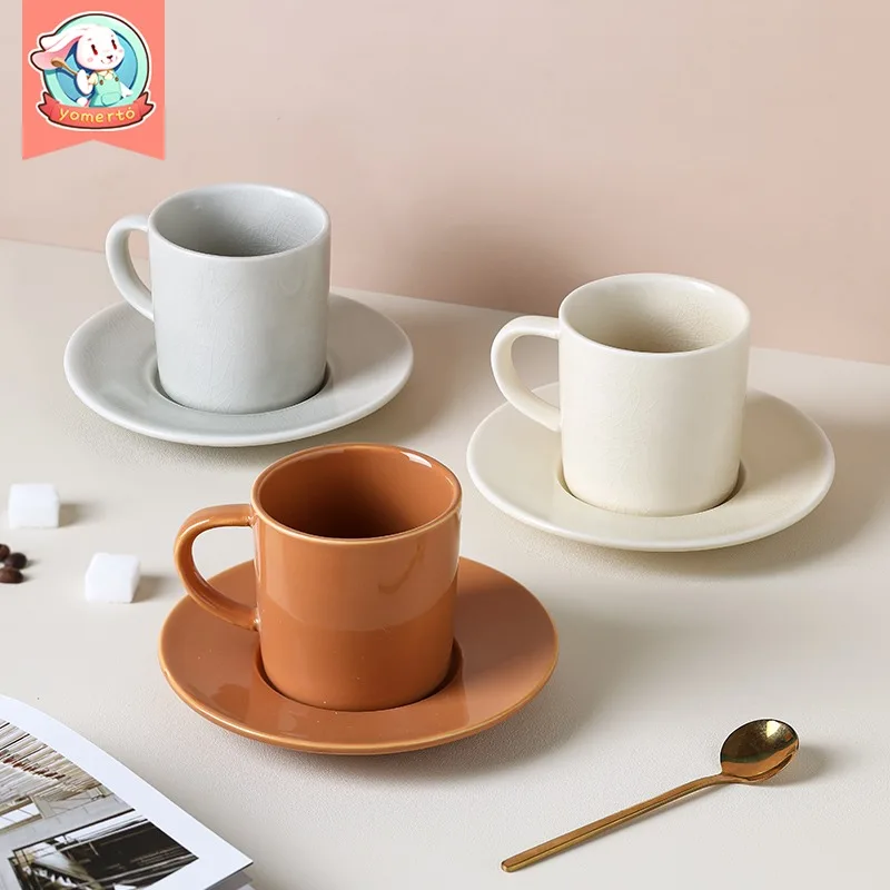Nordic Minimalist Glass Cup Sets for Gift Creative Coffee Cups with Coaster Glass Breakfast Cup Coffee Tea Milk Mug Ceramic Mug
Nordic Minimalist Glass Cup Sets for Gift Creative Coffee Cups with Coaster Glass Breakfast Cup Coffee Tea Milk Mug Ceramic Mug