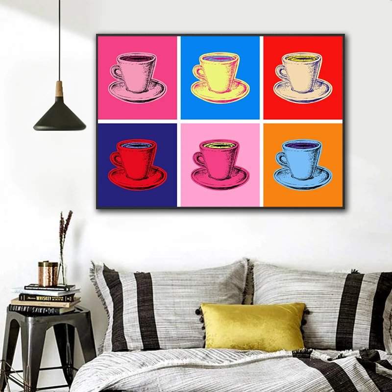 Colorful Coffee Pop Art Canvas Painting Modern Wall Pictures Home Decoration Scandinavian Posters Printing
Colorful Coffee Pop Art Canvas Painting Modern Wall Pictures Home Decoration Scandinavian Posters Printing