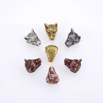 10 pcs/lot Arrival Animal Style Bracelet Accessories Wolf Head Beads for Jewelry Making DIY Components Wholesale
10 pcs/lot Arrival Animal Style Bracelet Accessories Wolf Head Beads for Jewelry Making DIY Components Wholesale