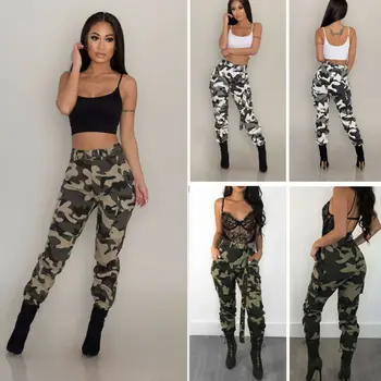 Hip Hop Women Camouflage Jogger Cargo Pants Cool Trousers High Waist Casual Pants Military Army Combat Pluse Size Trousers S-3XL 
Hip Hop Women Camouflage Jogger Cargo Pants Cool Trousers High Waist Casual Pants Military Army Combat Pluse Size Trousers S-3XL