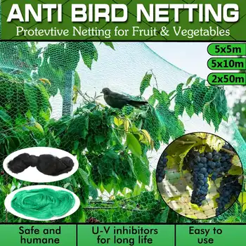 5M Extra Strong Anti Bird Netting Garden Allotment Doesn't Tangles And Reusable Lasting Protection Against Birds Deer 1.5cm Mesh
5M Extra Strong Anti Bird Netting Garden Allotment Doesn't Tangles And Reusable Lasting Protection Against Birds Deer 1.5cm Mesh