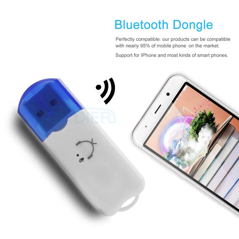Hot Sale USB Bluetooth V2.1 Stereo Audio Music Wireless Receiver Adapter for Car Home Speaker Support Handsfree Function
Hot Sale USB Bluetooth V2.1 Stereo Audio Music Wireless Receiver Adapter for Car Home Speaker Support Handsfree Function