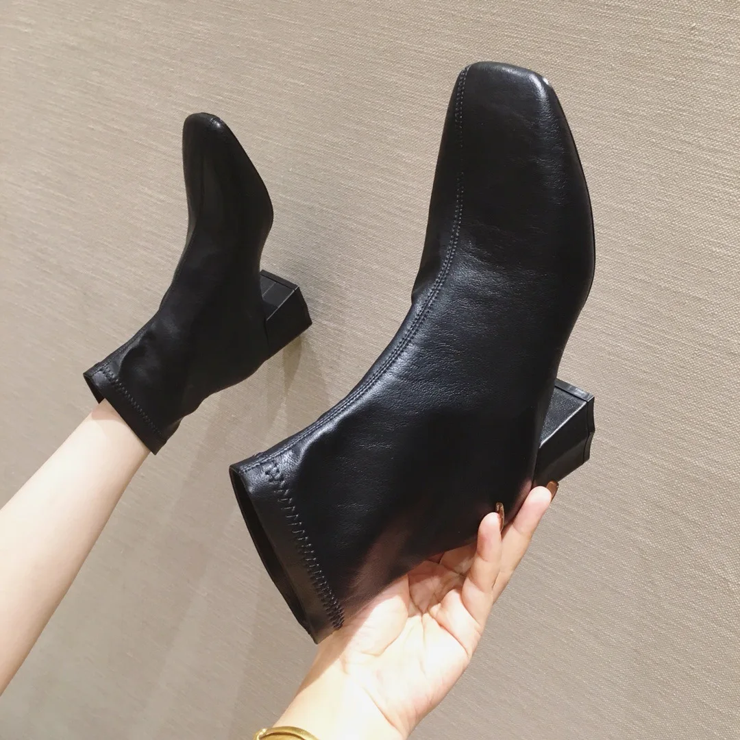 2019 Autumn New Style Square Head British-Style Short Boots Versatile Thick with High Heels WOMEN'S Boots WOMEN'S Shoes Fashion
2019 Autumn New Style Square Head British-Style Short Boots Versatile Thick with High Heels WOMEN'S Boots WOMEN'S Shoes Fashion
