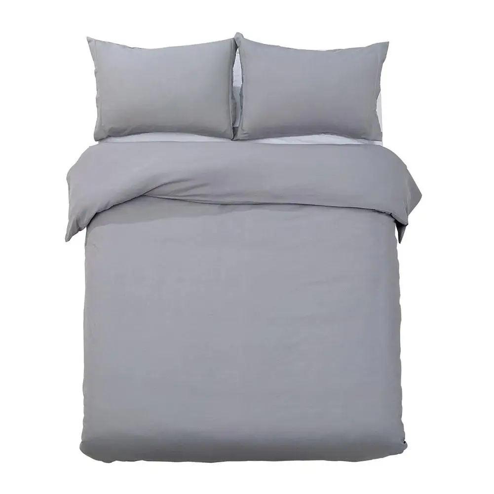 DishyKooker Solid Color Simple Polyester Fiber Bed Cover with Pillow Case Bed Sheet Bedding Set for Bedroom Supplies
DishyKooker Solid Color Simple Polyester Fiber Bed Cover with Pillow Case Bed Sheet Bedding Set for Bedroom Supplies