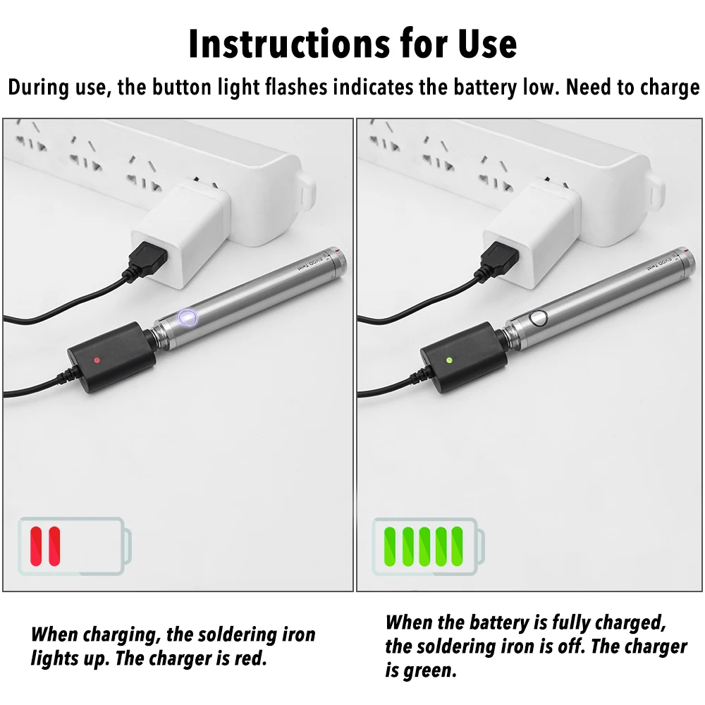Hot Soldering Iron Wireless Charging Soldering Iron Mini Portable Battery Soldering Iron with USB Welding Tools
Hot Soldering Iron Wireless Charging Soldering Iron Mini Portable Battery Soldering Iron with USB Welding Tools