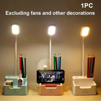 LED Desk Lamp Flexible Reading Touch Dimmable With Pen Holder Study Multifunctional Mobilephone Stand USB Rechargeable Sleeping
LED Desk Lamp Flexible Reading Touch Dimmable With Pen Holder Study Multifunctional Mobilephone Stand USB Rechargeable Sleeping