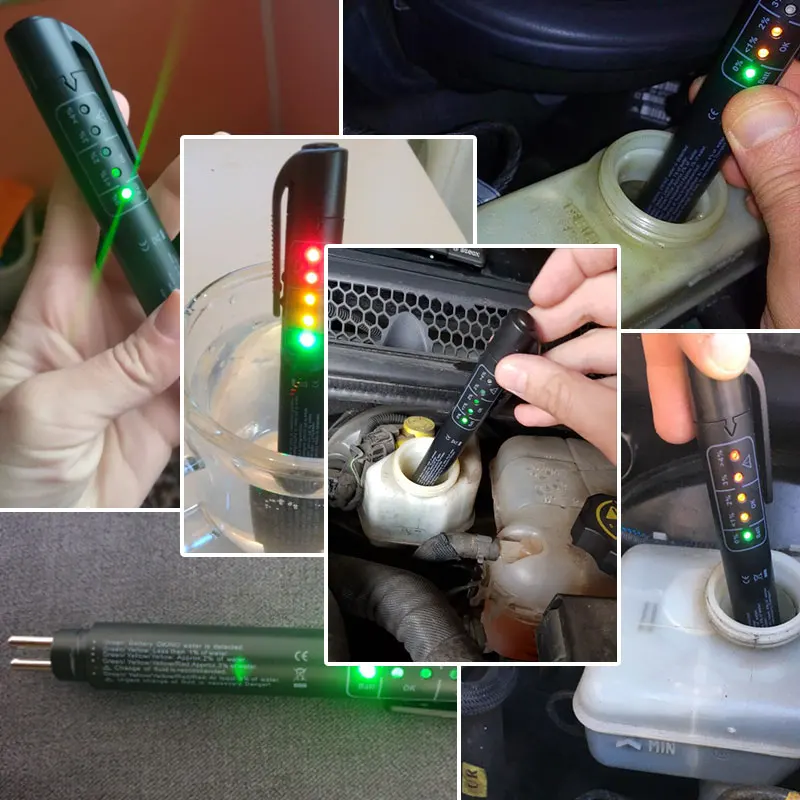 5LED Accurate Oil Quality Check Pen Brake Fluid Tester Car Brake Liquid Digital Tester Vehicle Auto Automotive Testing Tool
5LED Accurate Oil Quality Check Pen Brake Fluid Tester Car Brake Liquid Digital Tester Vehicle Auto Automotive Testing Tool