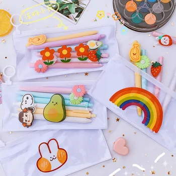 ins transparent pencil case cute small fresh stationery bag large capacity multifunctional pencil case kawaii school supplies
ins transparent pencil case cute small fresh stationery bag large capacity multifunctional pencil case kawaii school supplies
