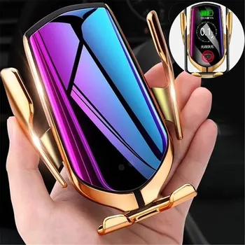 Car Wireless Charger Automatic Clamping 10W Car Charger Phone Holder IR Intelligent For iPhone Xs/Max/XR/8/8 Plus/Galaxy Series
Car Wireless Charger Automatic Clamping 10W Car Charger Phone Holder IR Intelligent For iPhone Xs/Max/XR/8/8 Plus/Galaxy Series
