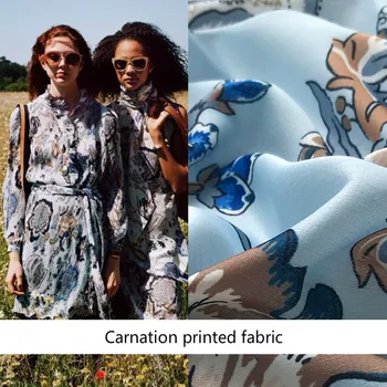Gray blue carnation digital printed fabric meter Fashion week printed fabric 100% polyester fabric wholesale polyester cloth
Gray blue carnation digital printed fabric meter Fashion week printed fabric 100% polyester fabric wholesale polyester cloth