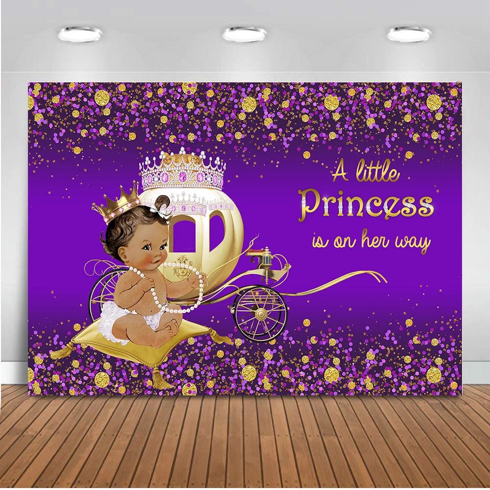 Neoback Baby Shower Backdrop Little Princess Purple Photography Background Banner Pattern Custom Background for Photo
Neoback Baby Shower Backdrop Little Princess Purple Photography Background Banner Pattern Custom Background for Photo