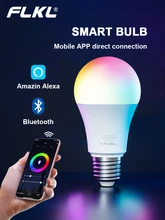 Alexa Bluetooth Smart LED Bulb Colourful RGB 85-265V 9W E27 LED Lamp Home Bedroom Christmas Party Decoration Light White Dimmabl
Alexa Bluetooth Smart LED Bulb Colourful RGB 85-265V 9W E27 LED Lamp Home Bedroom Christmas Party Decoration Light White Dimmabl