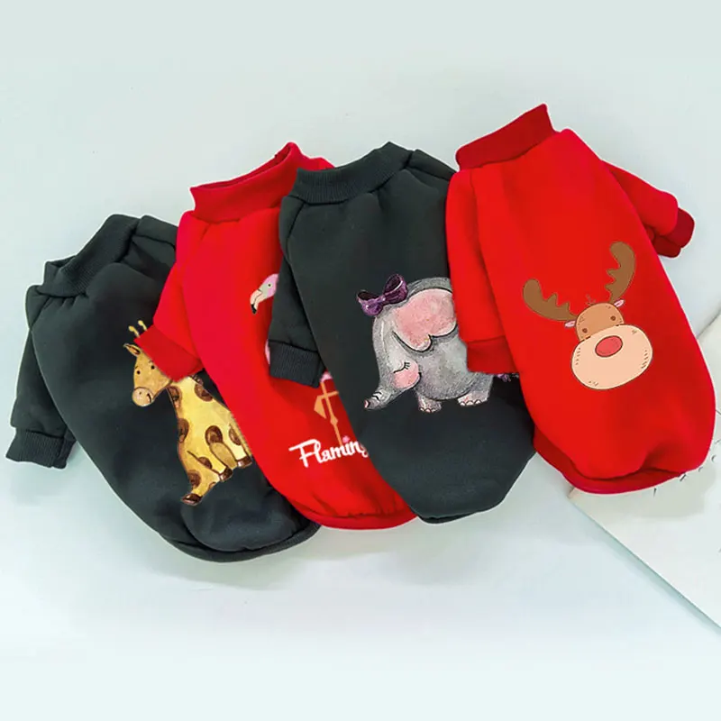 Printed Soft Dog Sweater Winter Warm Pet Clothes Costume Cartoon Dog T-Shirt Clothes For Small Dogs Clothing Puppy Supplies
Printed Soft Dog Sweater Winter Warm Pet Clothes Costume Cartoon Dog T-Shirt Clothes For Small Dogs Clothing Puppy Supplies