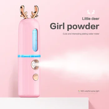 Mini USB Portable nano sprayer facial moisturizer face care sprayer interface beauty spray apparatus pink and white color
Mini USB Portable nano sprayer facial moisturizer face care sprayer interface beauty spray apparatus pink and white color