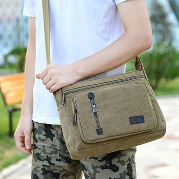 Canvas Shoulder Bags for Men Solid Colors Messenger Bags Vintage Style Crossbody Bags Strong Fabric Canvas Handbags Fashion Soft
Canvas Shoulder Bags for Men Solid Colors Messenger Bags Vintage Style Crossbody Bags Strong Fabric Canvas Handbags Fashion Soft