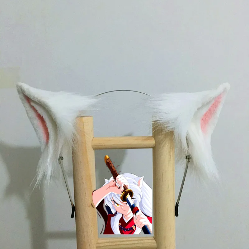 New Original Handmade Inuyasha Ears Dog Fox Ears Wolf Ears Cosplay Props Lovely Pink White Animal Cat Ears Party Headdress
New Original Handmade Inuyasha Ears Dog Fox Ears Wolf Ears Cosplay Props Lovely Pink White Animal Cat Ears Party Headdress