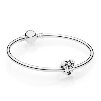 NEW 100% 925 Sterling Silver 1:1 Original Snow Heart Bracelet Gift Set Jewelry Women Luxury Dealer Store 
NEW 100% 925 Sterling Silver 1:1 Original Snow Heart Bracelet Gift Set Jewelry Women Luxury Dealer Store
