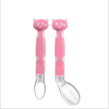 Baby Silicone Soft Head Cartoon Spoon Curved Spoon Feeding Tableware Colorful Bear Lovely Easy For Babies Children Safety Use
Baby Silicone Soft Head Cartoon Spoon Curved Spoon Feeding Tableware Colorful Bear Lovely Easy For Babies Children Safety Use