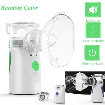 Mini Portable Ultrasonic Inhaler Asthma Machine Nebulizer Handheld USB Charger (Green/Blue Send at Random)
Mini Portable Ultrasonic Inhaler Asthma Machine Nebulizer Handheld USB Charger (Green/Blue Send at Random)